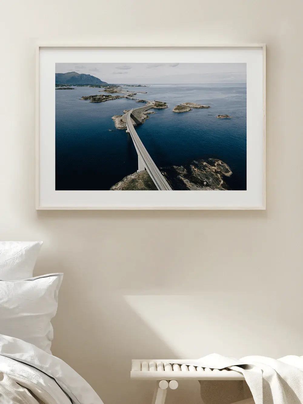 Norwegen Wandbild, Straße Insel Fotografie