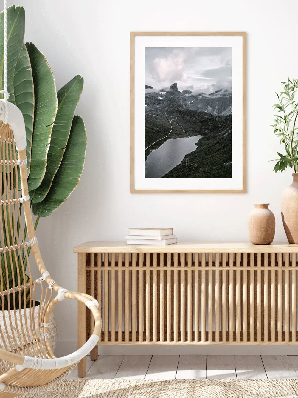 Norwegen Wandbild, Landschaft See Fotografie