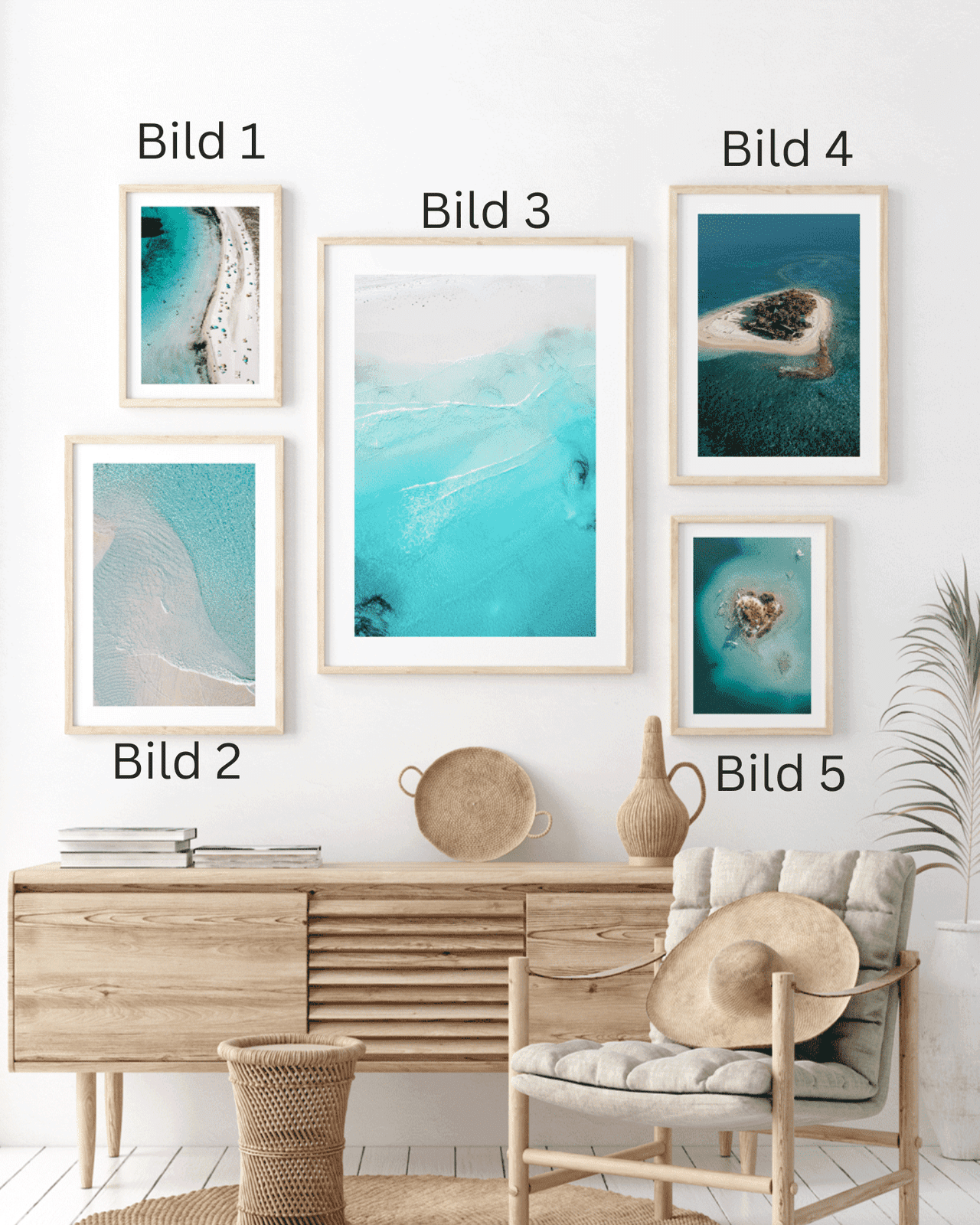 Beach-VIBES Bilderwand-Set