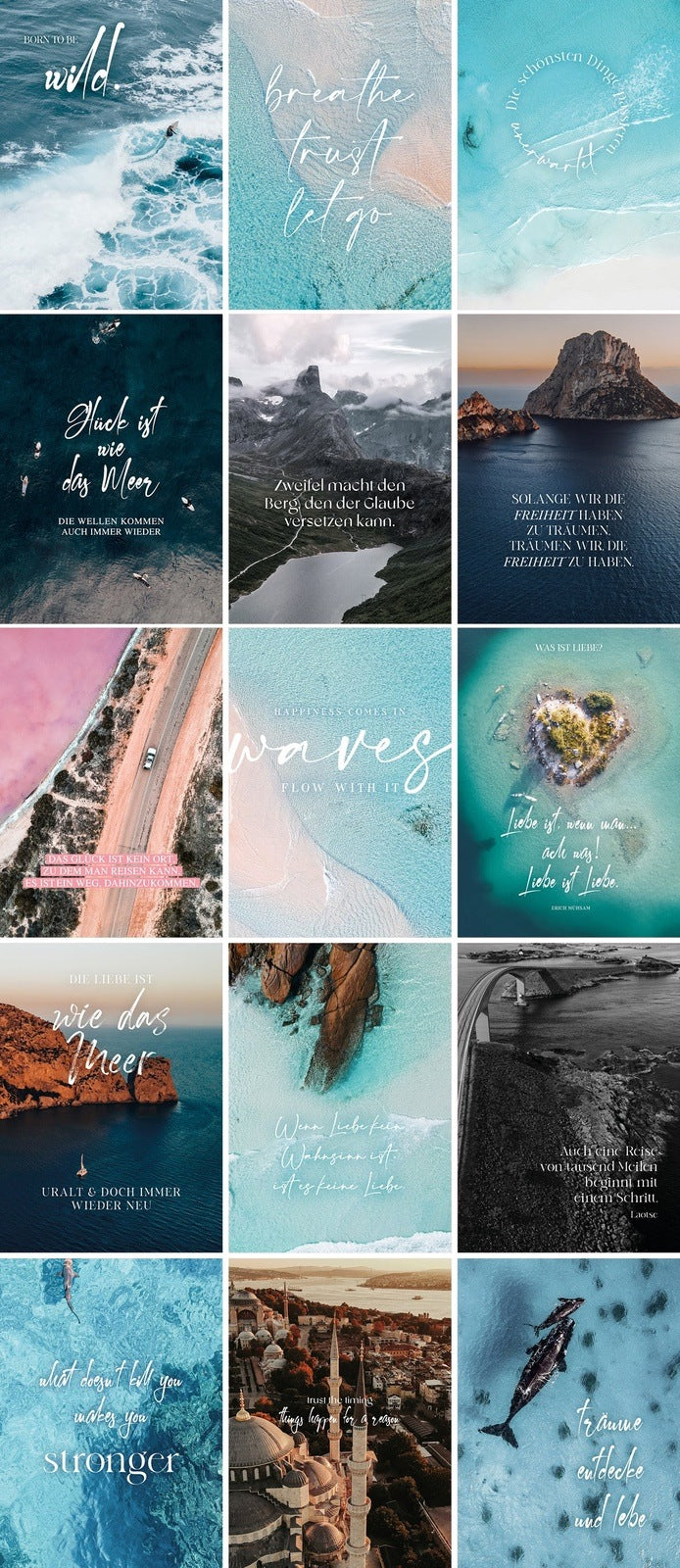 Smartphone "Nature" Wallpaper-Set