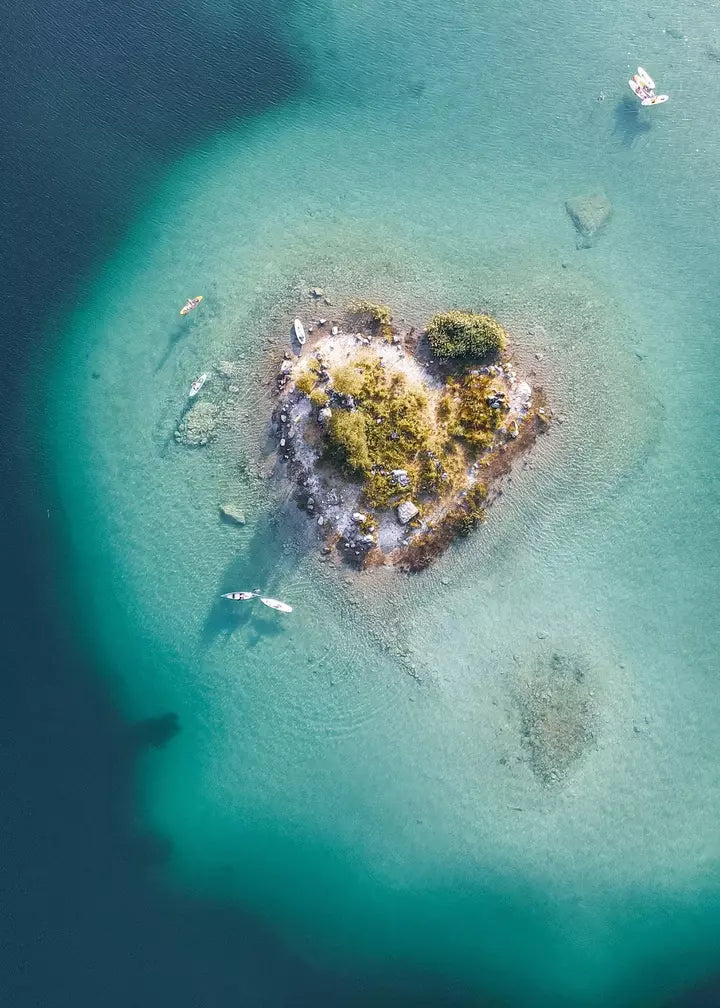 Bayern Insel See Deutschland, Wandbild Fotografie