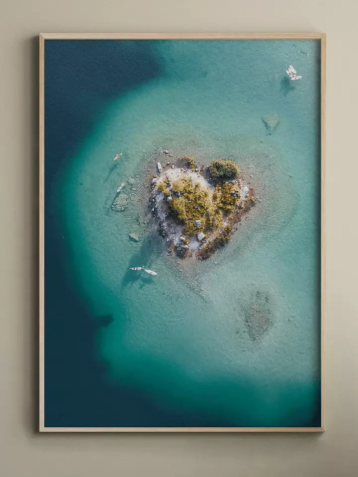 Bayern Insel See Deutschland, Wandbild Fotografie