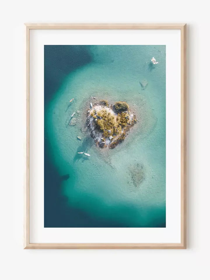 Bayern Insel See Deutschland, Wandbild Fotografie