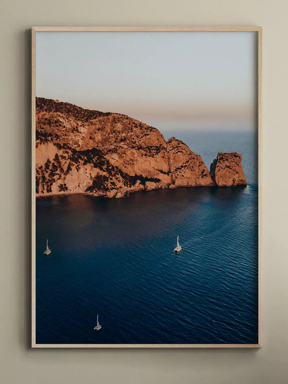 Bucht Cala´de Hort Ibiza Spanien, Wandbild Fotografie