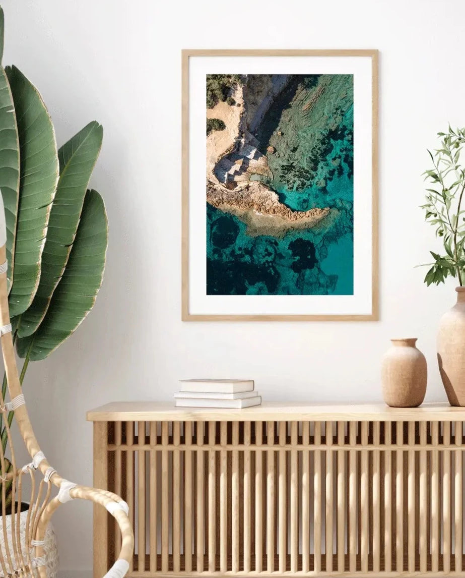 Cala Corral Insel Ibiza Balearen, Wandbild Fotografie