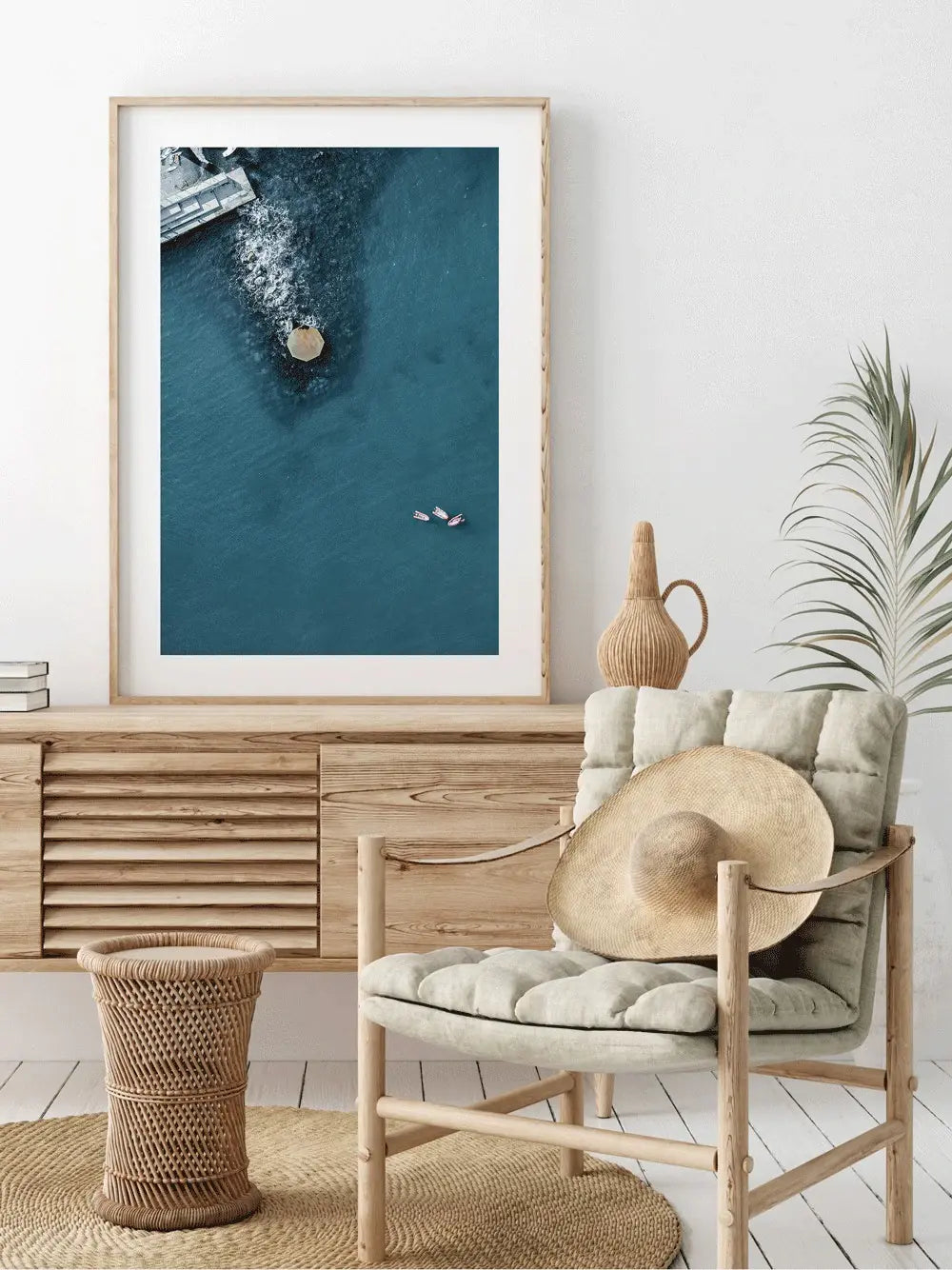 Calm Ocean, Barcelona Spanien Wandbild