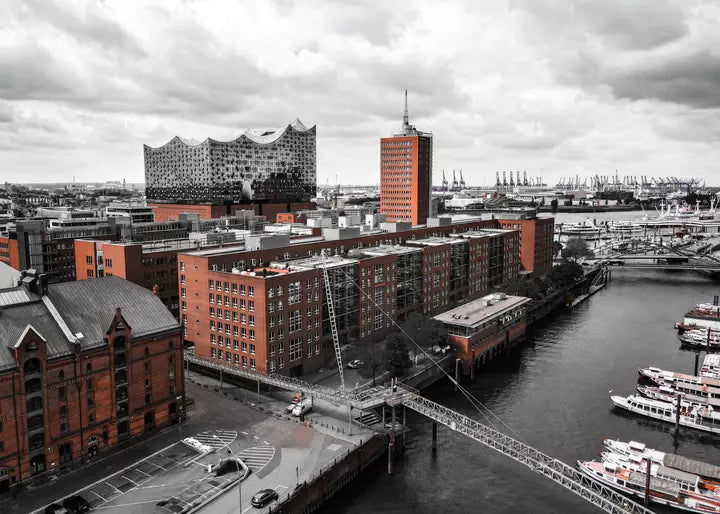 Deutschland Wandbild, Elbphilharmonie Hamburg Fotografie