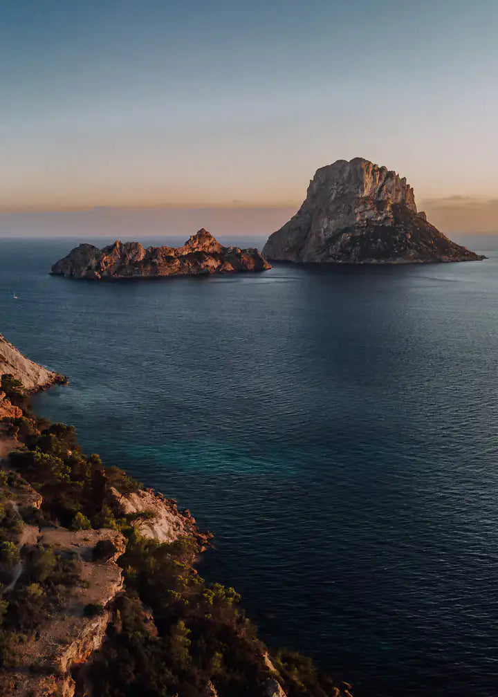 Es Vedra Print, Felsen Ibiza Spanien, Wandbild Fotografie