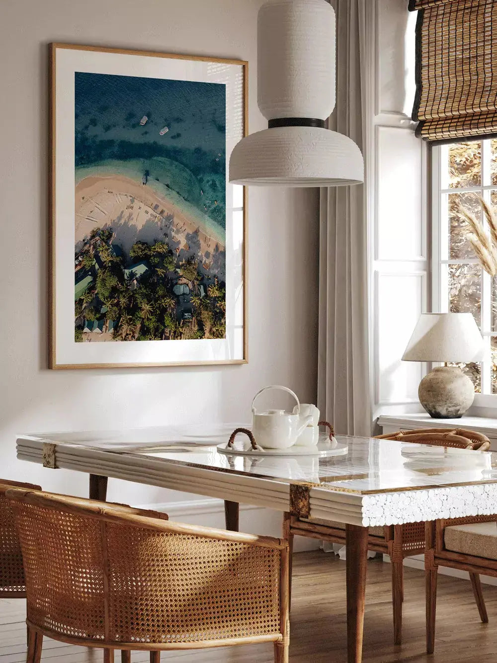 Fidschi Insel, Small Island Print, Kunstdruck Fotografie