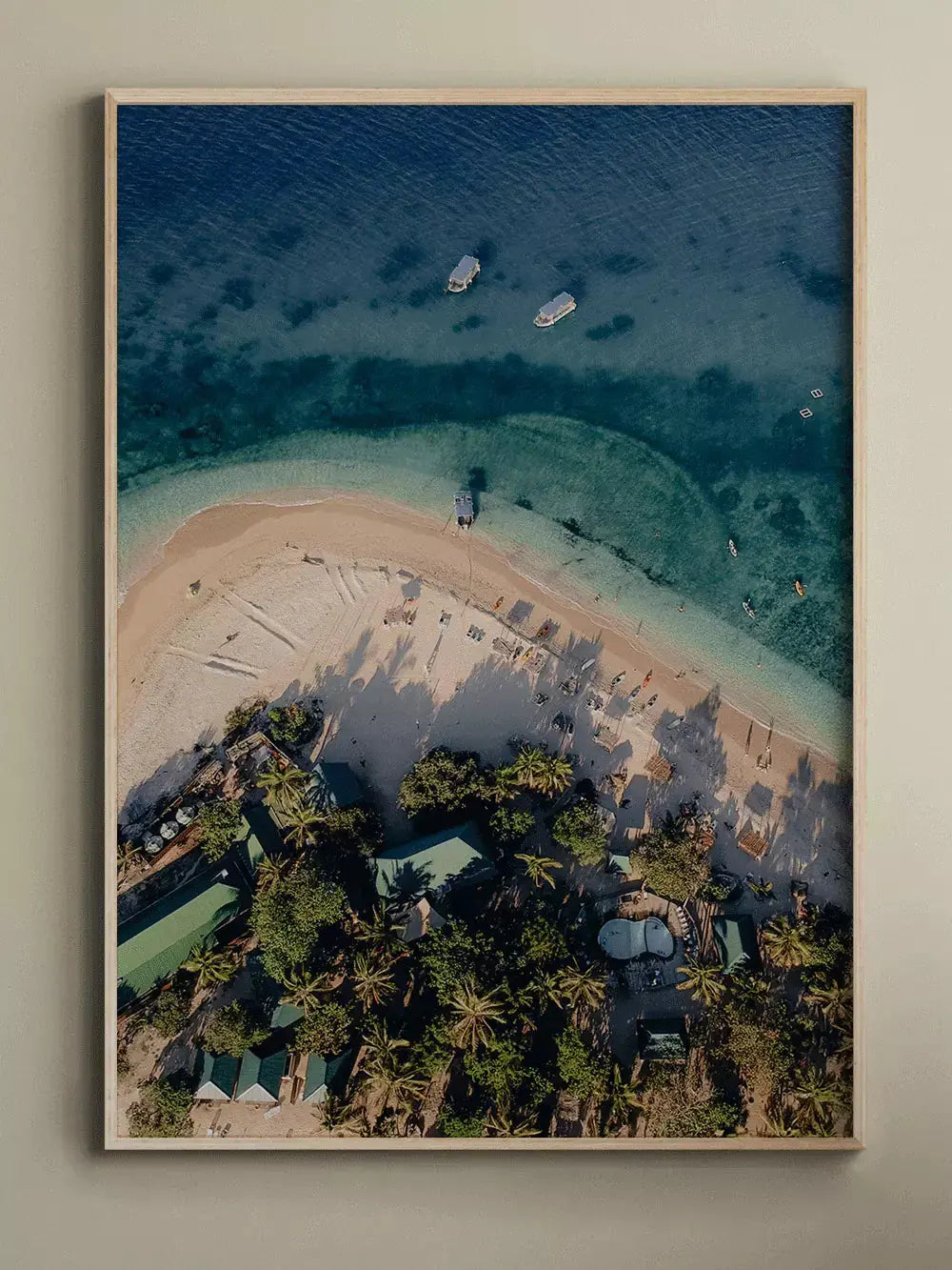 Fidschi Insel, Small Island Print, Kunstdruck Fotografie