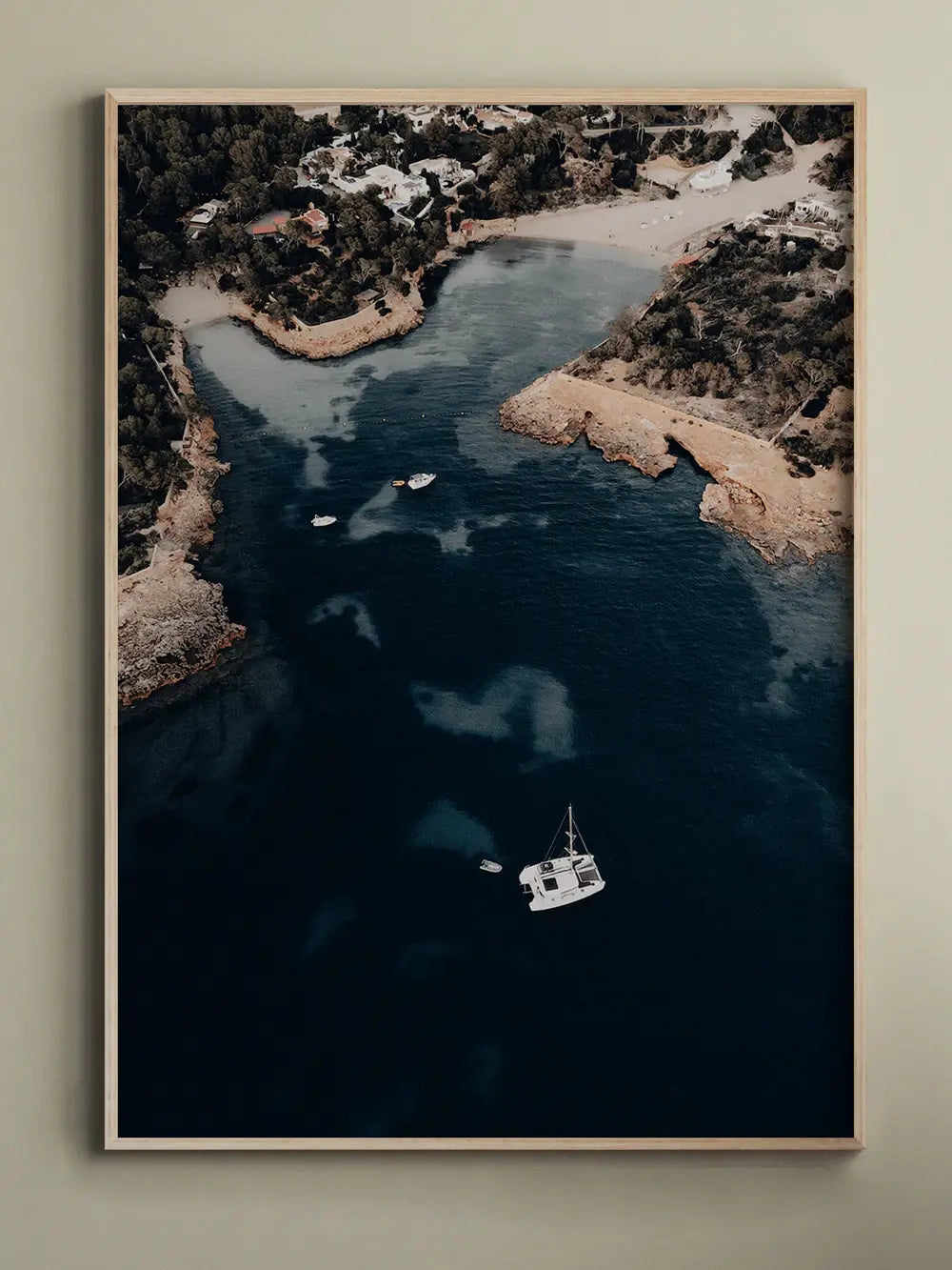 Ibiza Insel Bucht Sant Antoni, Balearen Spanien, Wandbild Fotografie