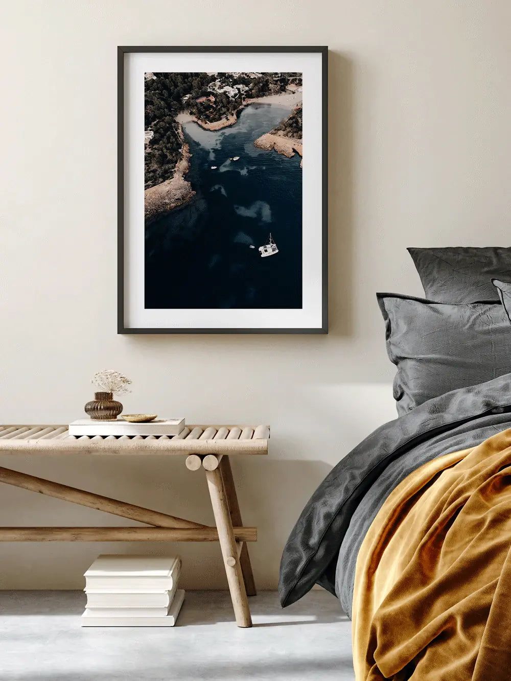 Ibiza Insel Bucht Sant Antoni, Balearen Spanien, Wandbild Fotografie