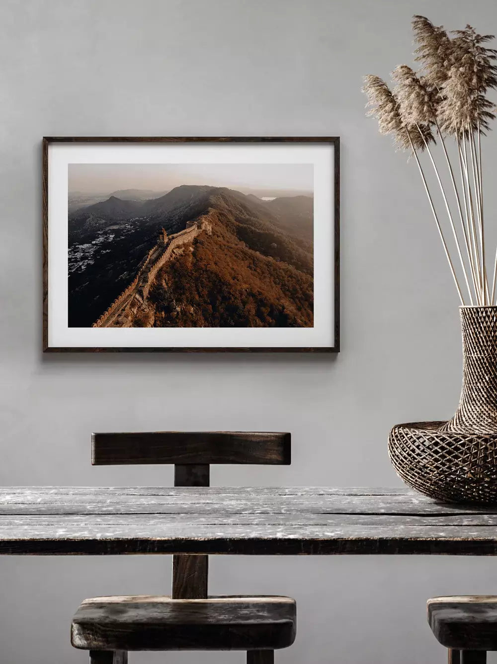 Indien Wandbild, Architektur Festung Fotografie