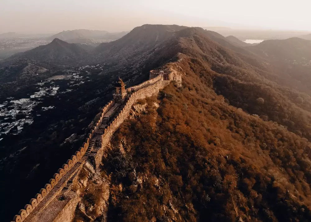 Indien Wandbild, Architektur Festung Fotografie