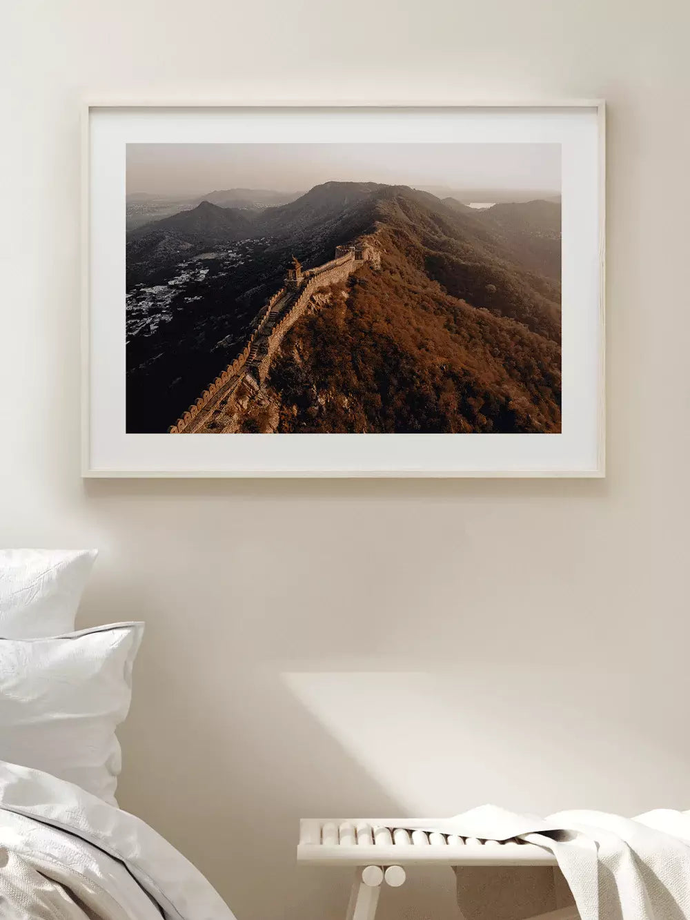 Indien Wandbild, Architektur Festung Fotografie