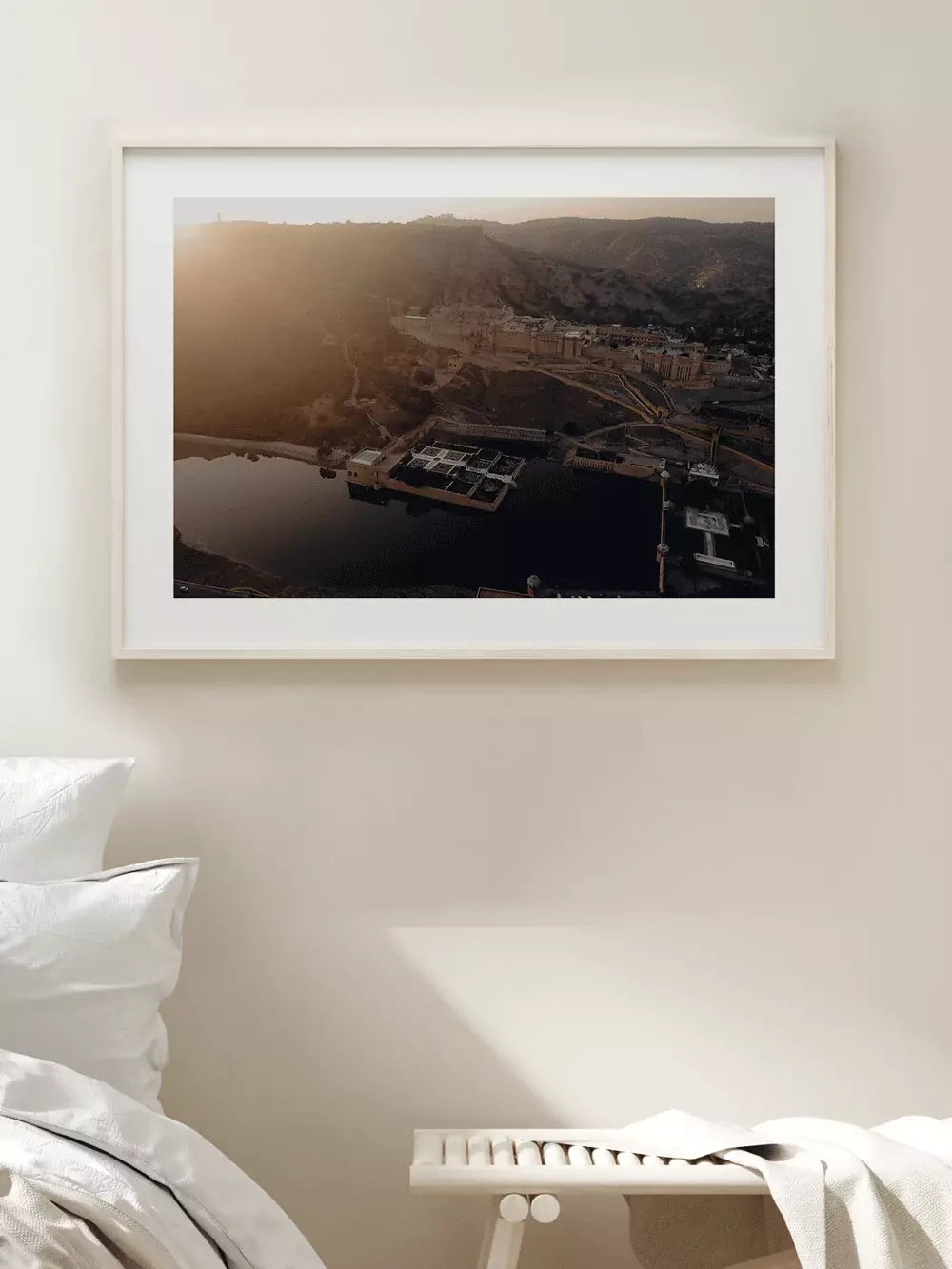 Indien Wandbild, Großstadt Architektur Fotografie