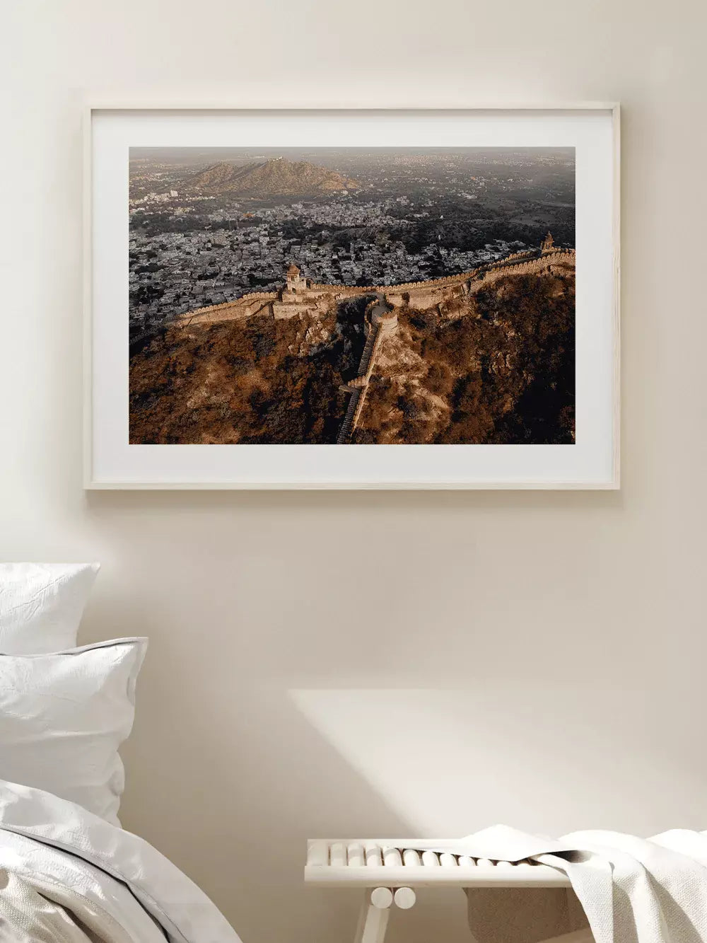 Indien Wandbild, Mauer Natur Architektur Fotografie