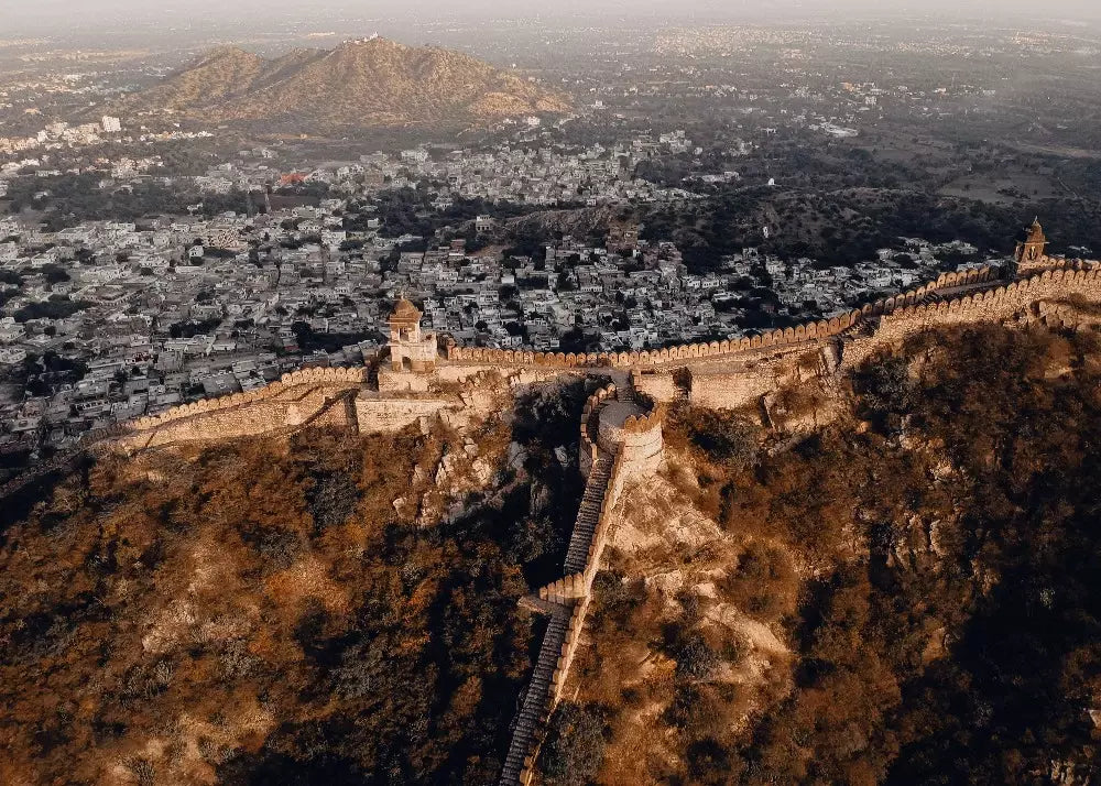 Indien Wandbild, Mauer Natur Architektur Fotografie