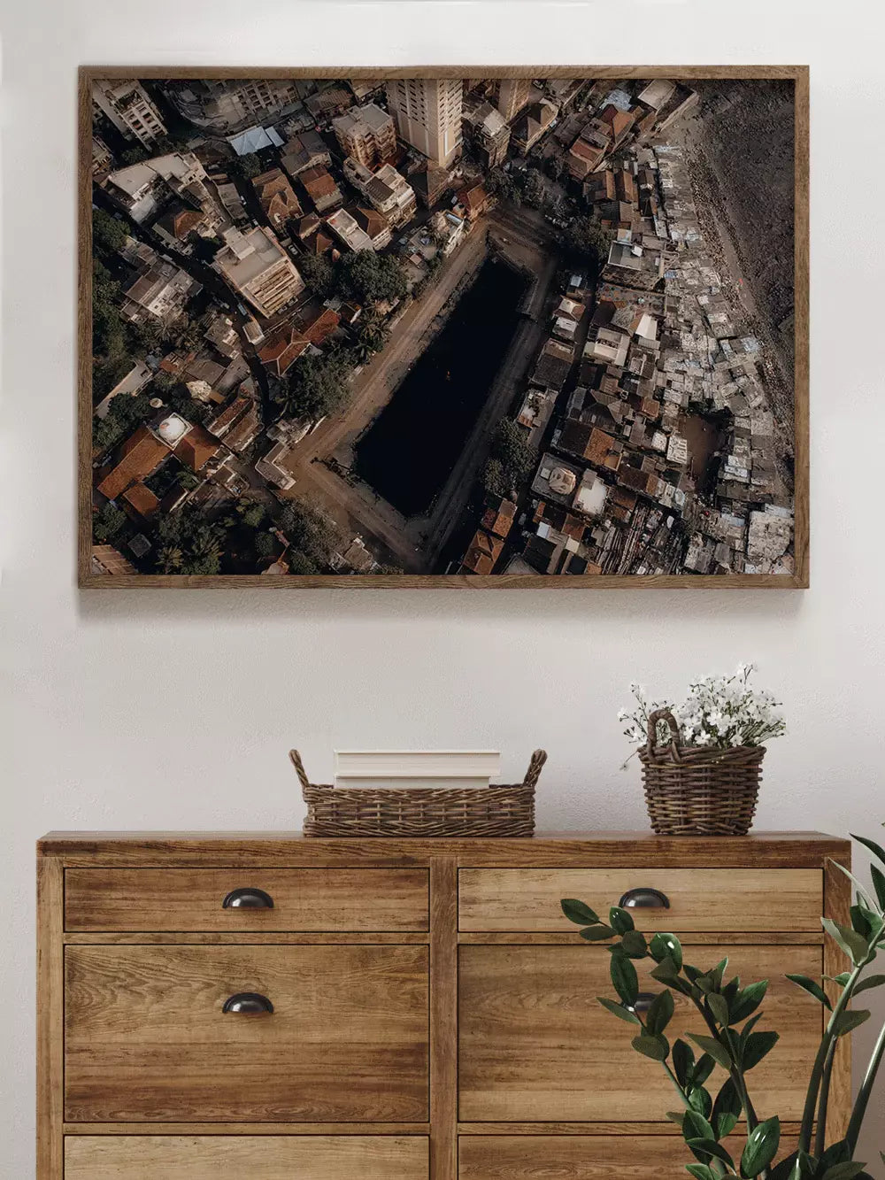 Indien Wandbild, Mumbai Wassertempel Architektur Fotografie