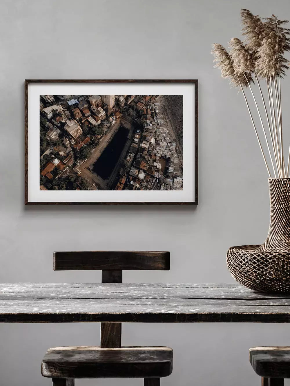 Indien Wandbild, Mumbai Wassertempel Architektur Fotografie