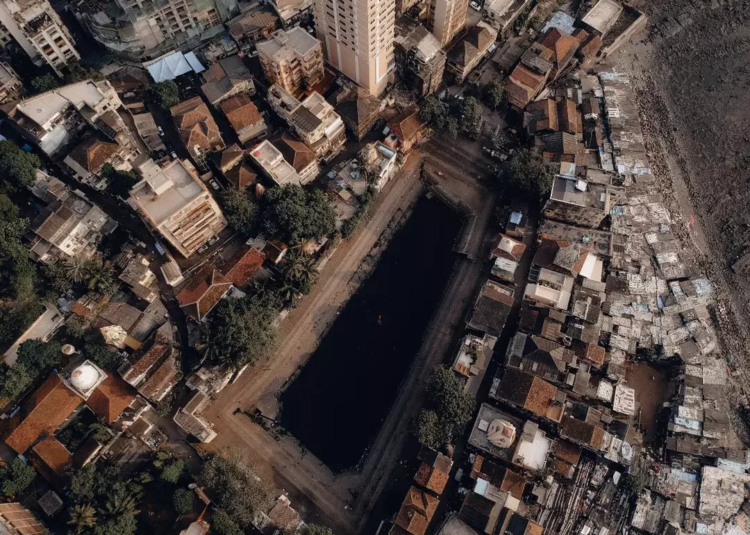 Indien Wandbild, Mumbai Wassertempel Architektur Fotografie