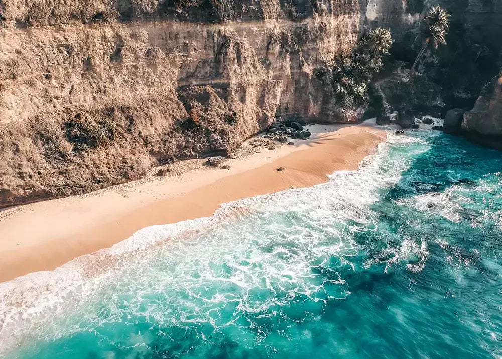 Indonesien Wandbild, Meer Felsen Bali Fotografie
