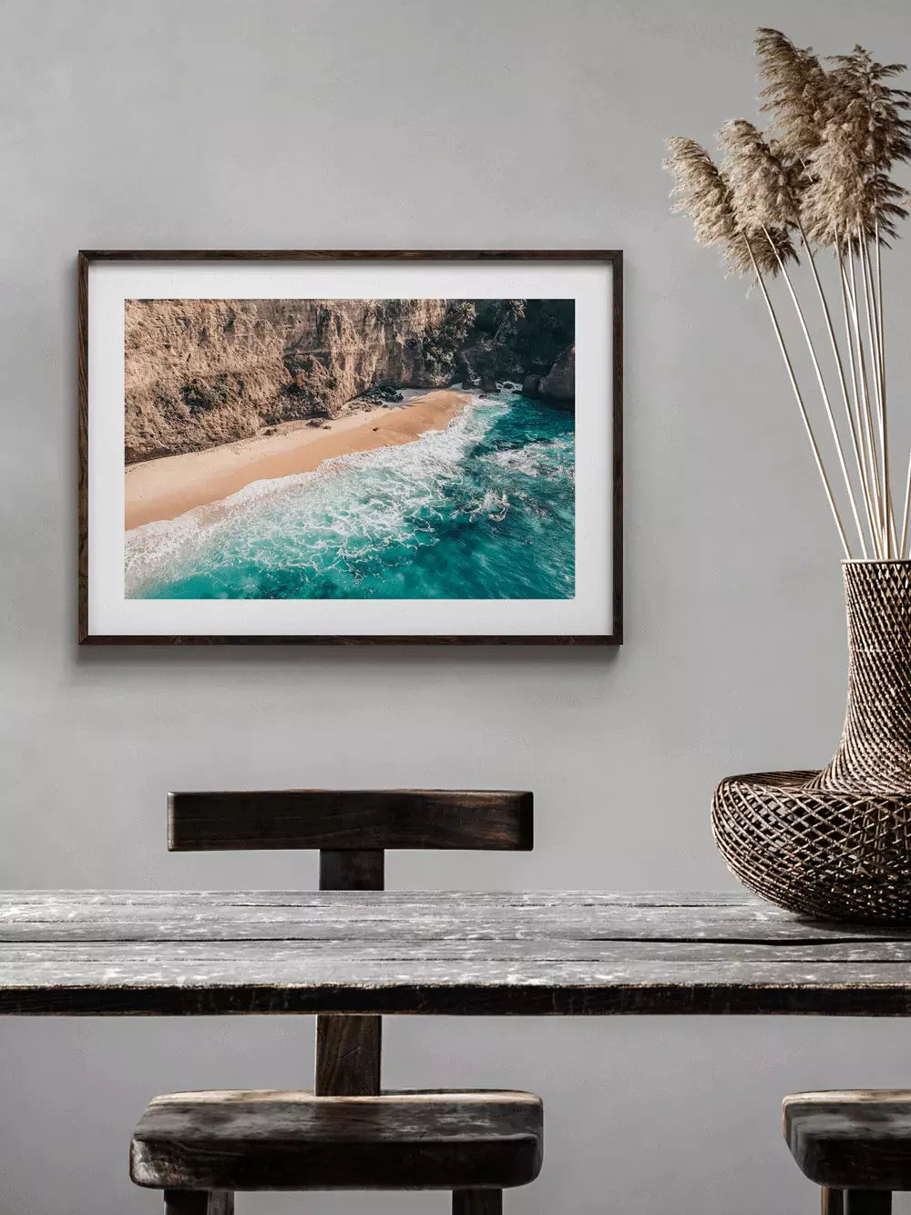 Indonesien Wandbild, Meer Felsen Bali Fotografie