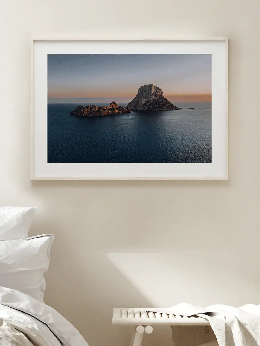 Spanien Wandbild, Insel Meer Es Vedrà Balearen Ibiza Fotografie