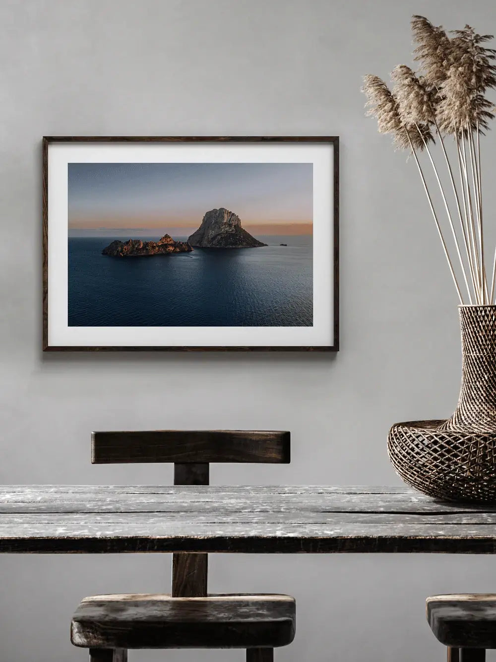 Spanien Wandbild, Insel Meer Es Vedrà Balearen Ibiza Fotografie