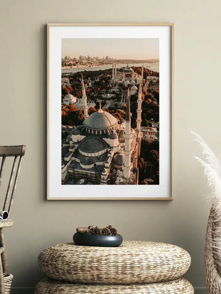 Istanbul Sofia Wandbild, Moschee Türkei Fotografie