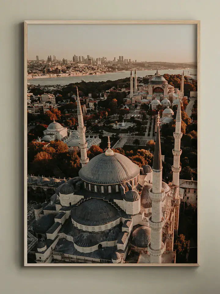Istanbul Wandbild Sofia Moschee, Türkei | Fotografie Honeynut – honeynut