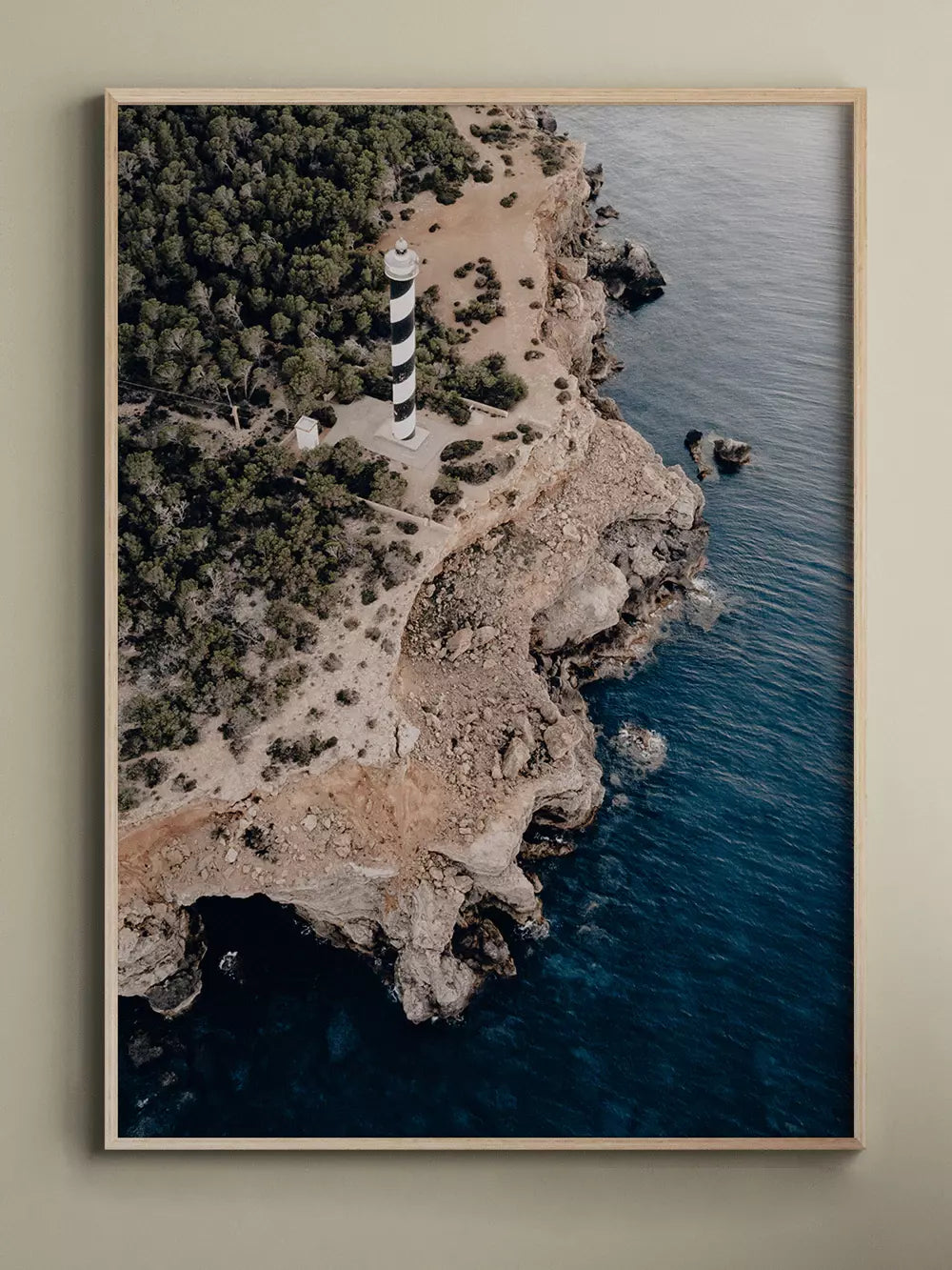 Leuchtturm Ibiza Spanien, Portinatx Wandbild Fotografie