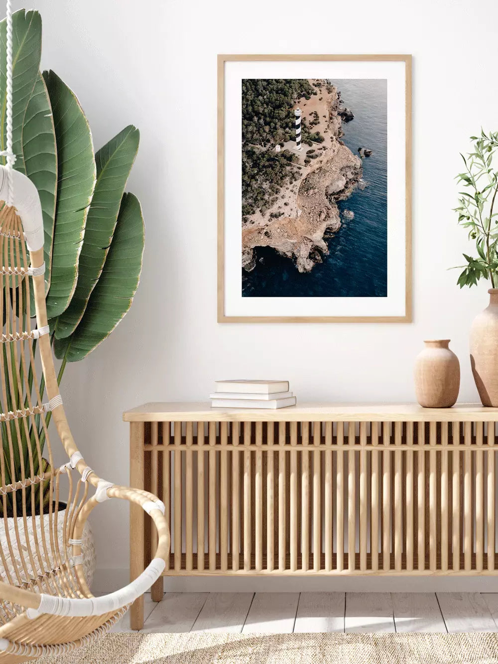 Leuchtturm Ibiza Spanien, Portinatx Wandbild Fotografie