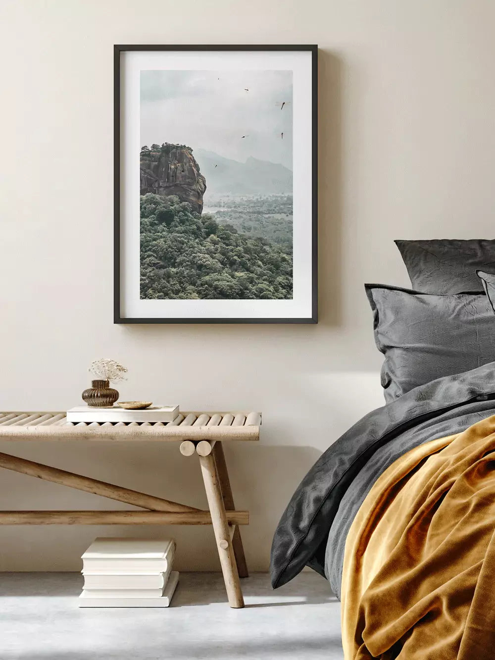 Sri Lanka Wandbild, Lion Rock