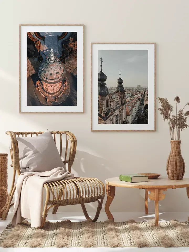 Mannheim Quadratestadt Deutschland, Wandbild Fotografie