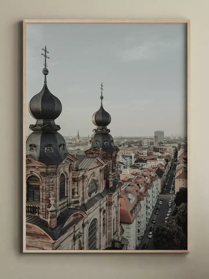 Mannheim Quadratestadt Deutschland, Wandbild Fotografie