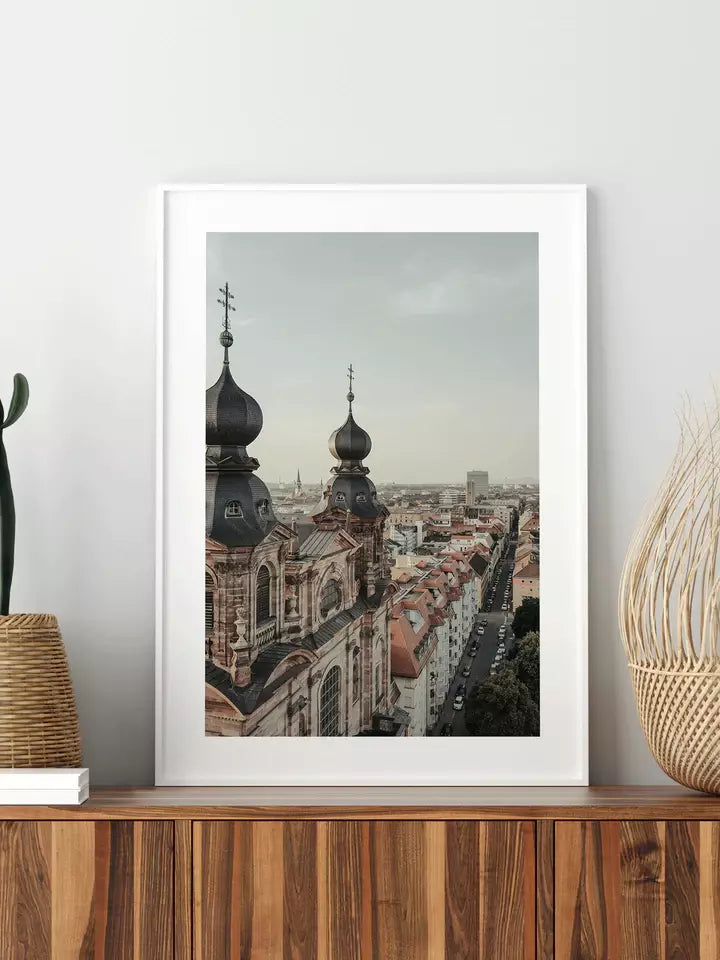 Mannheim Quadratestadt Deutschland, Wandbild Fotografie