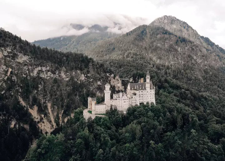 Märchenschloss Neuschwanstein Deutschland Wandbild Fotografie