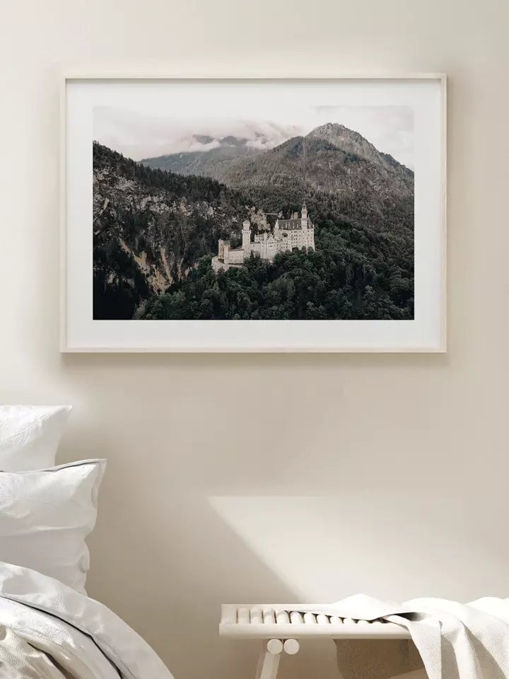 Märchenschloss Neuschwanstein Deutschland Wandbild Fotografie