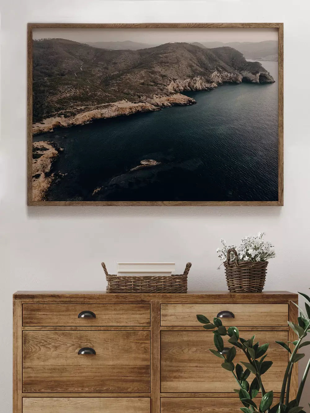 Spanien Wandbild, Meer Felsen Insel Es Vedrà Balearen Ibiza Fotografie