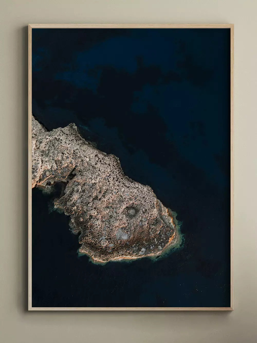Meer Insel Ufer Ibiza Spanien, Wandbild Fotografie
