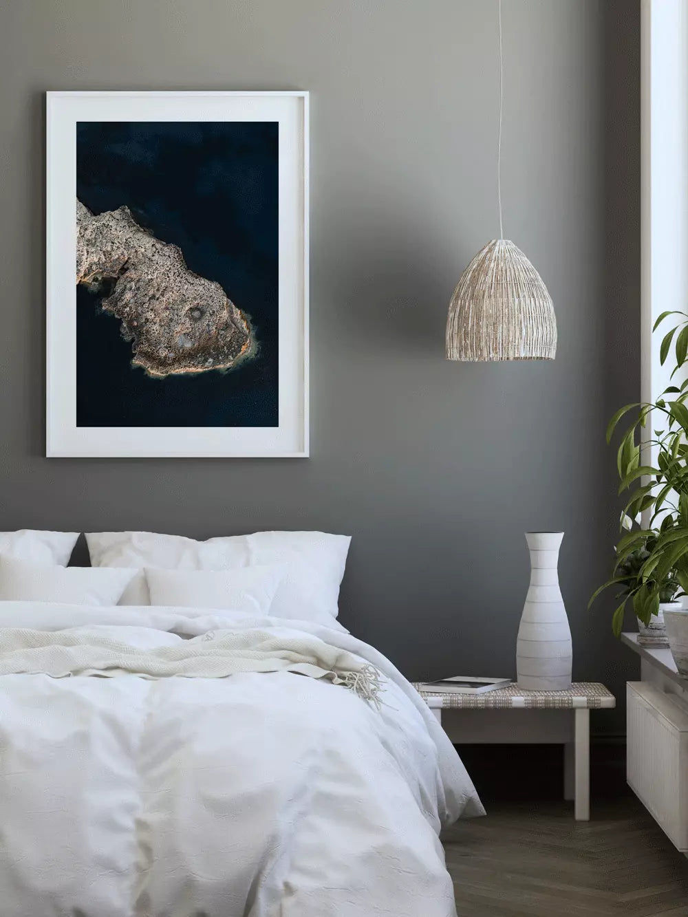 Meer Insel Ufer Ibiza Spanien, Wandbild Fotografie