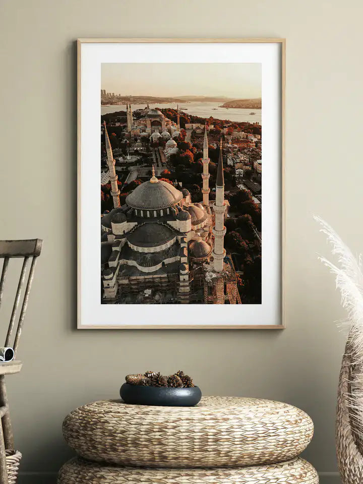 Moschee Istanbul Wandbild, Türkei Fotografie