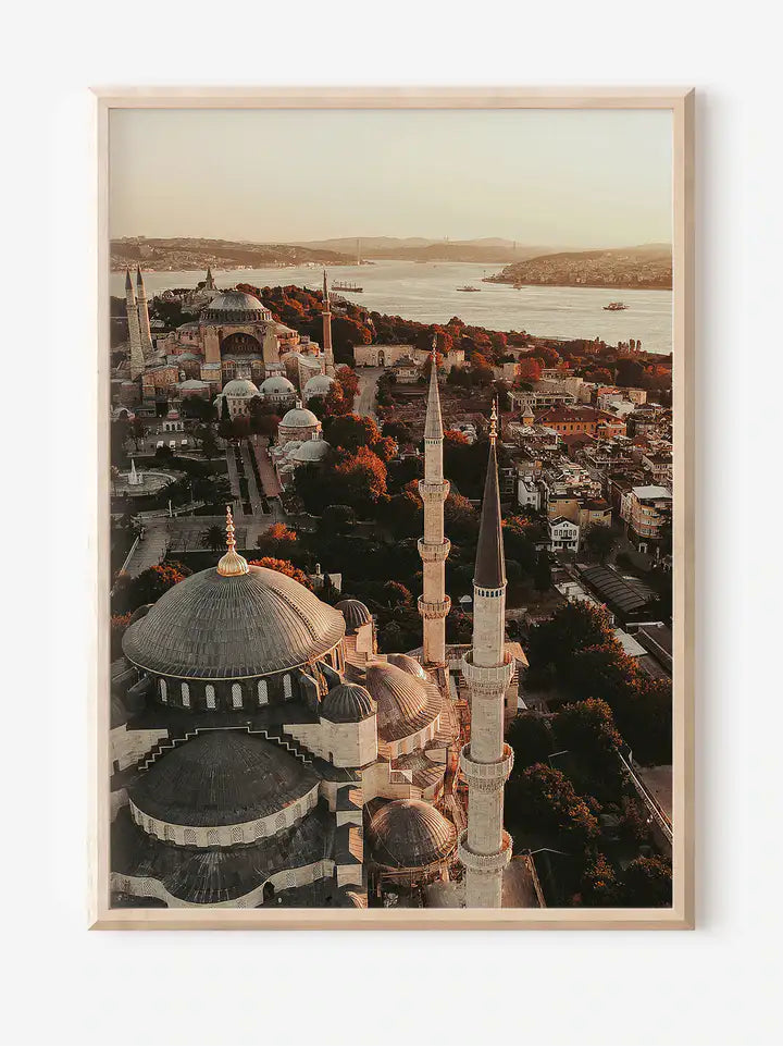 Moschee Istanbul Wandbild, Türkei Fotografie