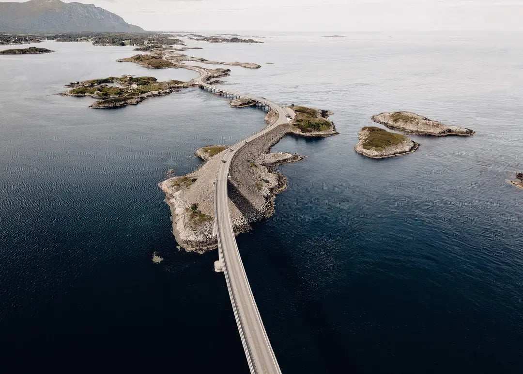Norwegen Wandbild Atlantic Ocean Road Fotografie
