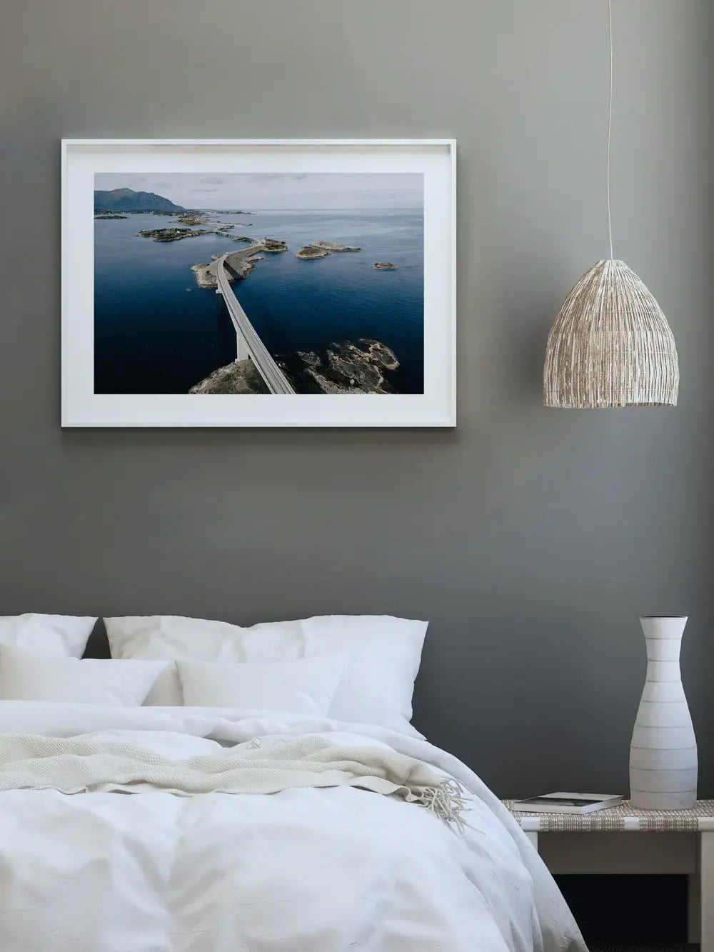 Norwegen Wandbild, Straße Insel Fotografie