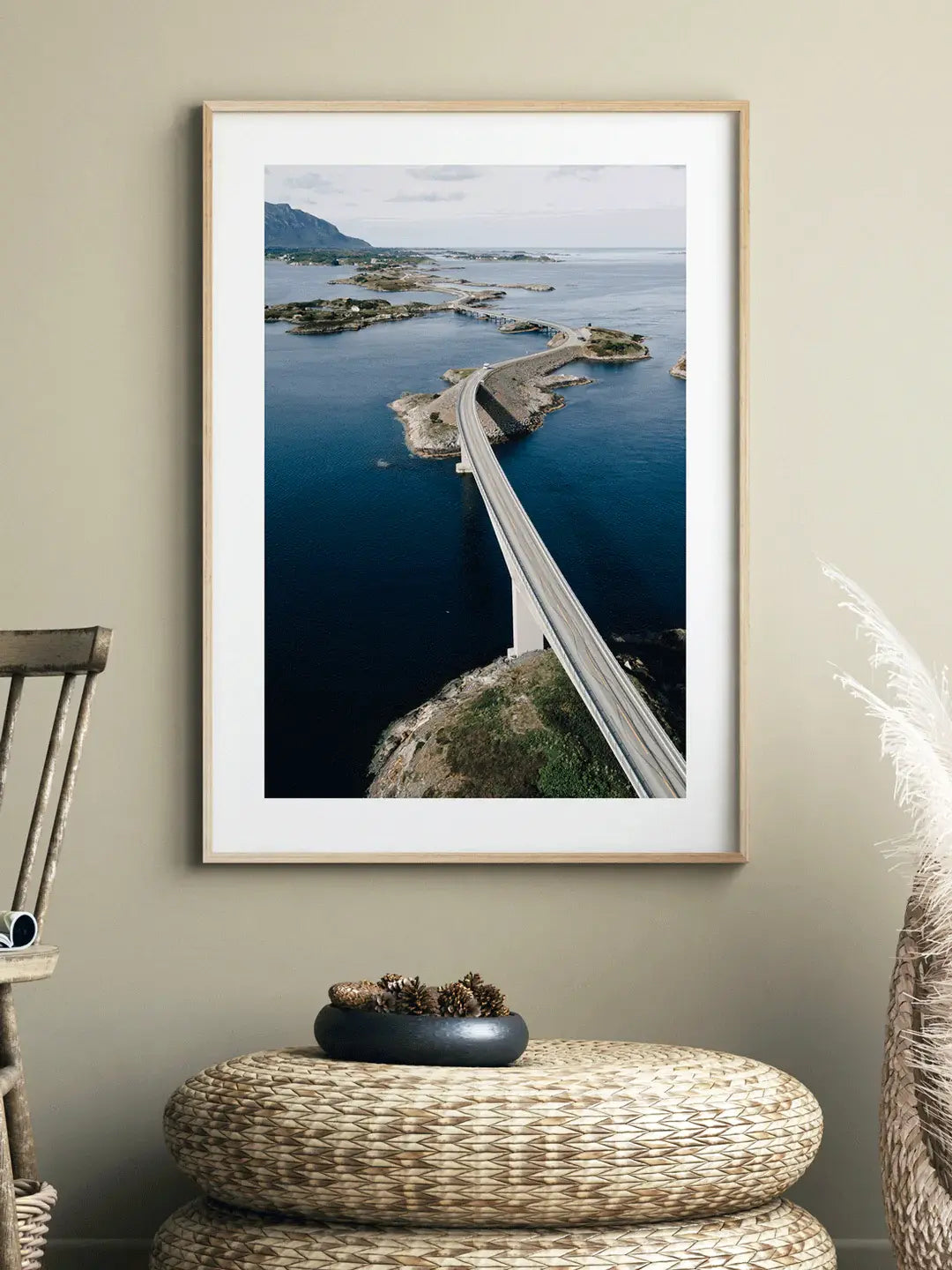Norwegen Wandbild, Atlantic Ocean Road Fotografie