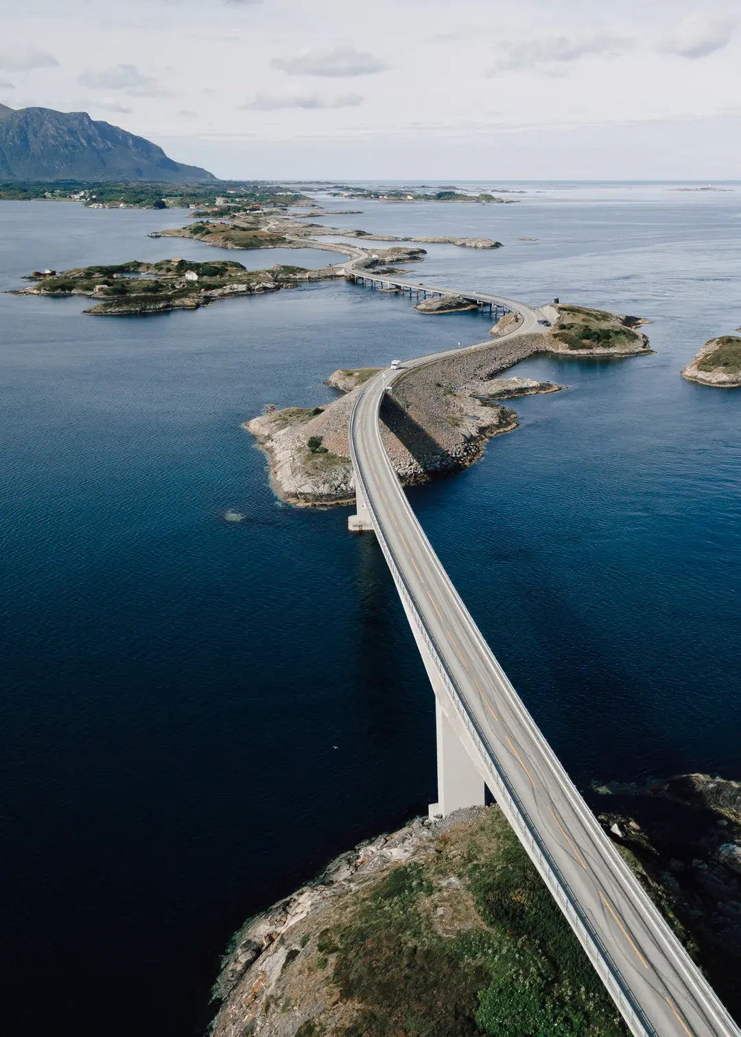 Norwegen Wandbild, Atlantic Ocean Road Fotografie