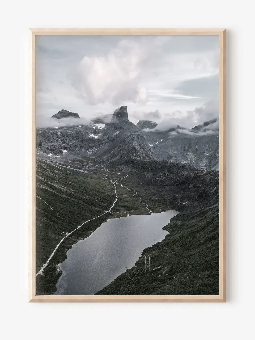 Norwegen Wandbild, Landschaft See Fotografie