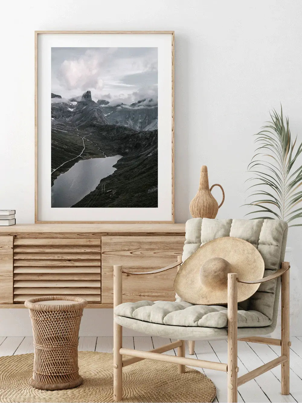 Norwegen Wandbild, Landschaft See Fotografie
